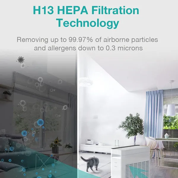 SimPure HP9 Air Purifier True HEPA Filter Air Cleaner