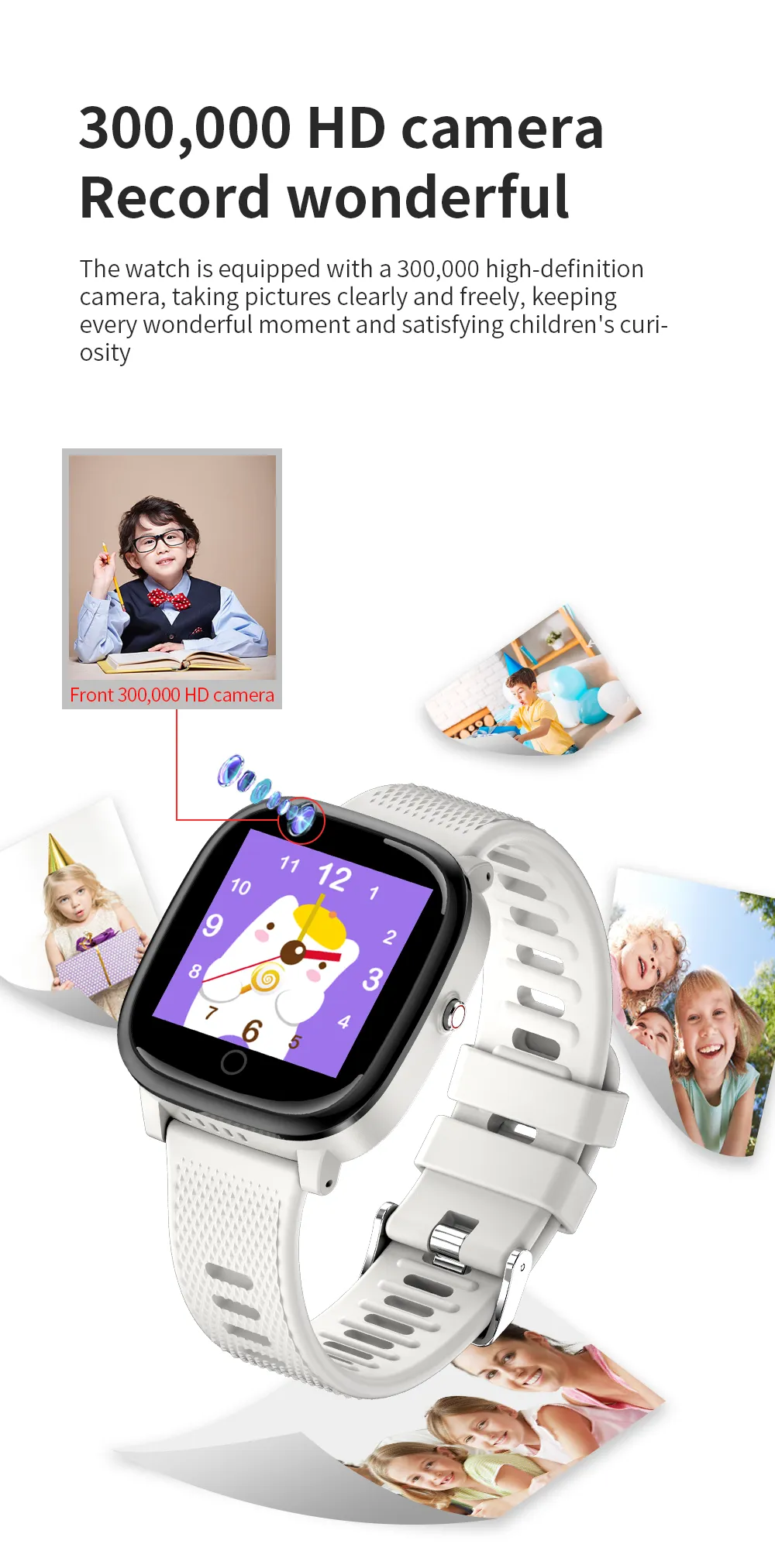 SK17 Dagnet GPS Smartwatch 1.5 inch Full Touch Screen for Kids