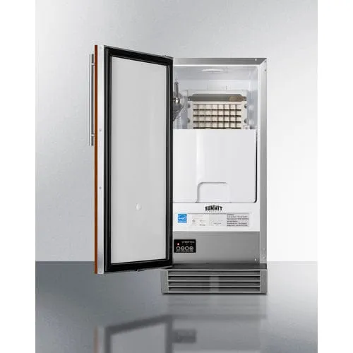 Summit 50 lb. Panel Ready Clear Icemaker BIM44GCSSIF