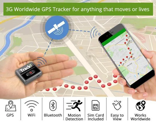 Tracki 2024 4G Model Mini Real time GPS Tracker.