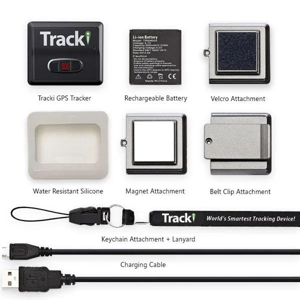 Tracki 2024 4G Model Mini Real time GPS Tracker.