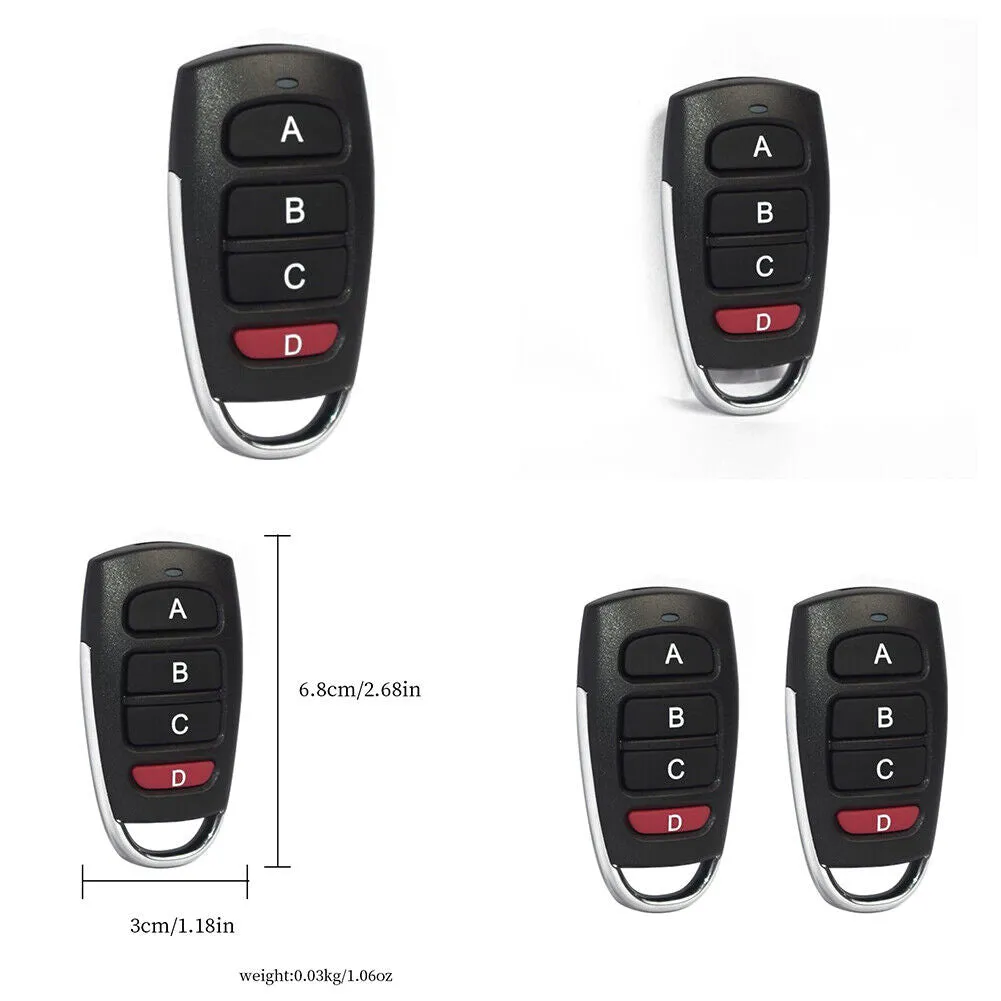 US 4-8 Pcs Cloning Remote Control Keychain Case Replacement Case Only