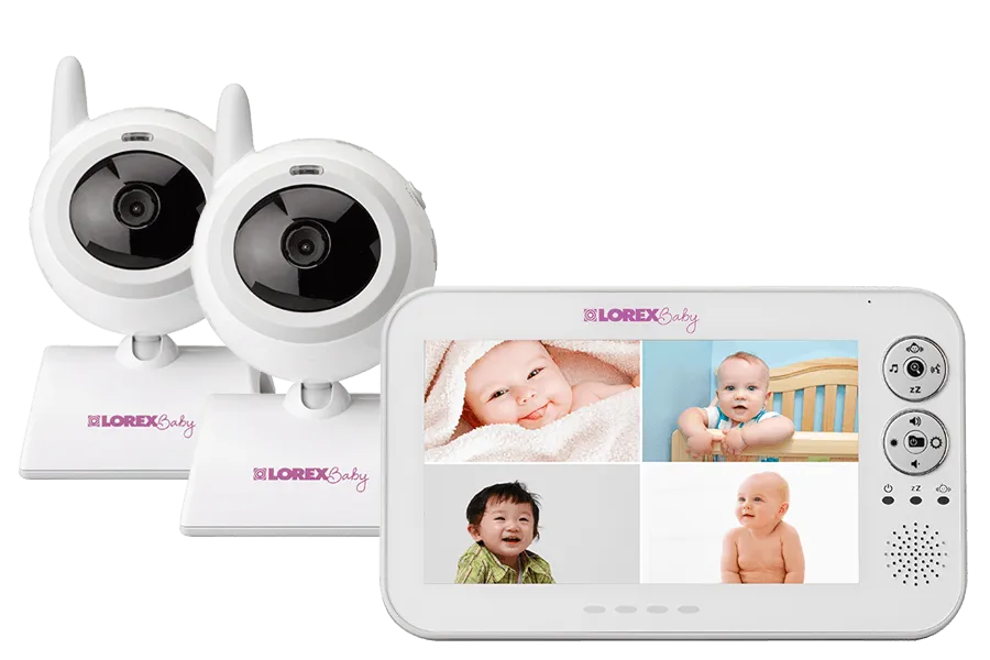 Video Baby Monitor with 2 Camera and Large 7 inch Display